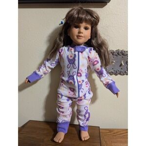 Vtg 1996 My Twinn Classic Treasures Denver Doll Posable Brown Hair Eyes Jammies